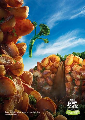 英國(guó)Tenderstem食品平面廣告設(shè)計(jì) 從創(chuàng)意到制作全流程